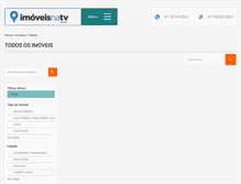 Tablet Screenshot of imoveisnatv.com.br